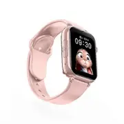 Kids 4G Smart Watch SOS GPS Location Tracker Sim Card Video Call WiFi Chat Camera Flashlight Waterproof Smartwatch For Children Pink