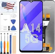 for Samsung Galaxy A14 5G - Screen Replacement LCD Full Assembly Kit with Tools - Galaxy A14 5G LCD Screen and Display Digitizer Touch - Compatible with SM-A146, SM-A146U, SM-A146U1, SM-A146U1/DS