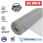 DIY Aluminium Mesh Roll Insect Net Screen Cage Fence Netting Gutter Guards 10M