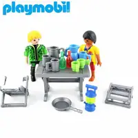 在飛比找ETMall東森購物網優惠-德國Playmobil百樂寶 摩比世界人偶玩具斧頭工具杯子桌