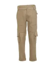 Belt-loop casual pants 14Y Brown