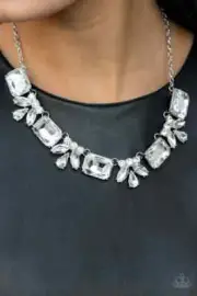 Paparazzi Jewelry Accessories - Long Live Sparkle - White Necklace