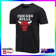 CHICAGO BULLS NBA Adults Mens Boys Teens Unisex Cotton T shirt Tee Top Gift
