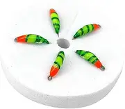 koolsoo 5X Artificial Baits with Storage Box Portable Freshwater Saltwater Fly Fishing Lures Fishing Baits for Walleye Sunfish Salmon