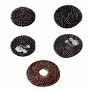 Rattan Handmade Cup Pads Mats Kitchen Decoration Protect Table from Scratches