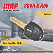 MAP 3 Button Remote Shell & Key Replacement for Mitsubishi Lancer Mirage