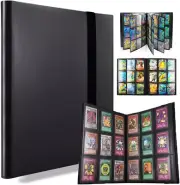 360Cards /9 Pocket Card Bag Binder Zip Trading Card Album Collectors Folder Case