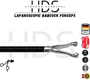 Laparoscopic Babcock Forceps 5mm X 330mm Endoscopic Instruments Intl Standard