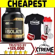 OPTIMUM NUTRITION GOLD STANDARD 100% ISOLATE 76 SRV // WHEY WPI PROTEIN POWDER #
