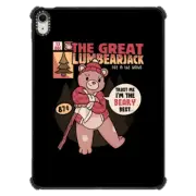 iPad Air 11-inch (M2/M3) iPad Impact Case LumBearJack Hard Working Bear Forest Canadian Plaid