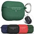 For Apple Airpods Pro 2nd Gen 2022 Shockproof Leather Hybrid Case+KeyChain Cover