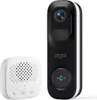 Doorbell Camera Wireless, 2K Video Doorbell Wireless, Wifi Doorbell with AI Anal