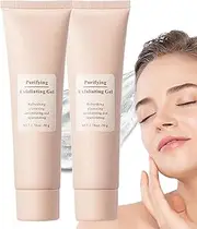 Miapina Clearskin Exfoliating Gel, Purifying Exfoliating Gel, Body & Facial ExfoliatingScrub, Gentle Facial Exfoliator Cleanser for All Skin Types (2pcs)