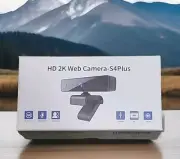 NEW HD 2K WEB CAMERA-S4PLUS WEBCAM W/ MICRO CONFERENCE RECORDING