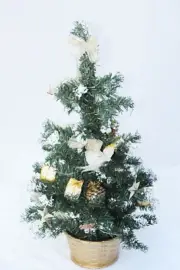 Mini Small 60cm Xmas Tree Decorated Table Room House Party Office Decoration