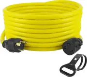 Extension CordL6-30P/L6-30R SJTW 10GUAGE Generator Cord Adapter,Heavy Duty L6-30