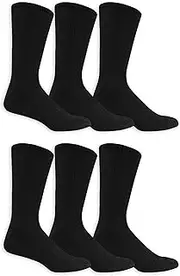 Dr. Scholl's Men's Diabetes & Circulator Socks-4 & 6 Pair Packs-Non-Binding Moisture Management