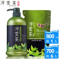 在飛比找momo購物網優惠-【茶寶 淨覺茶】茶籽碗盤蔬果洗潔液(1+6組)