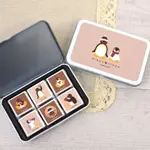 〈現貨〉日本 企鵝家族 PINGU PINGA 巧克力6入鐵盒組 情人節 禮物 生日