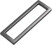 12mm to 50mm Metal Flat Thin Rectangle Ring in Gold, Silver or Gun Black | Also 15mm 20mm 25mm 32mm 38mm for Webbing, Strap, Belt, Buckle, Adjuster on Bag