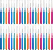 ARTSEWPLY Enhanced Cleaning Experience: Interdental Flosser Brush Set 40pcs Stainless Steel Wire for Home Travel