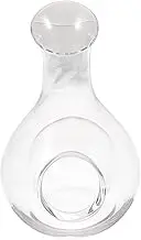 LAPYAPPE Glass Decanter Pitcher with Ice Cube Chamber Wine Dispenser for Red Wine Japanese Sake and More Elegant Glass Water Container for Enjoyable Drinking Experience