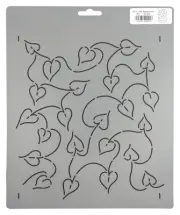 Quilting Stencil Leaf Quilt Patterns Leaves & Vines Background Quilters Template