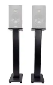 (2) Rockville 28" Studio Monitor Speaker Stands For ADAM Audio T7V Monitors