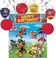 Amscan Paw Patrol Happy Birthday Scene Setter with Photo Booth Props