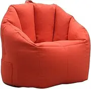 UYSOFRCV Lazy Sofa Cover Without Filling(No Filler), Soft Premium Stuffable Beanbag for Organizing Children Plush Toys Or Memory Foam Extra Large for Adults,Red