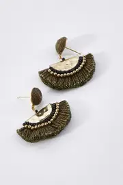 Tassel Drop Earrings--ZOD-LX4666-S20