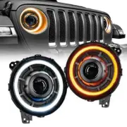 ORACLE Lighting OCULUS Switchback Bi-LED Projector Headlights for Jeep JL / JT