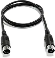 ExcelValley - MIDI Extension Audio Cable - 5 Pin DIN - Male to Male/Female [Male to Male | 100 cm - 39.37"]