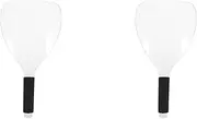 TOVINANNA 2pcs Hairdressing Face Mask Cover Professional Salon Hair Cutting Shield Dyeing Baffle for Hairdresser Tools Protects Face During Hair Coloring Styling