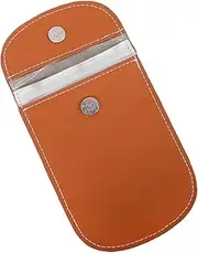 GRADENEVE Car Key Bag Men Wallet Cell Phone Waterproof Key Arm Bag Waterproof Phone Pouch Float Faraday Protector Keyring Wallet Faraday Car Cover Money Belt for Travel Keycase Chocolate Pu