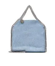 Stella McCartney Falabella Mini Top Handle Bag One size Blue