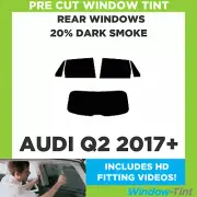For Audi Q2 2017+ Pre Cut Window Tint Kit 20% Dark Rear Car Tinting Film