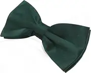 [WALWAL] Premium Bow Tie for Men: pre-tied, Adjustable, Durable & Stylish - Perfect for Weddings, Formal & Casual Events - Fits All Men & Gifting Ready(Dark green)