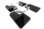 Rally Armor 21-22 Ford Bronco (Steel Bmpr + RR - NO Rptr/Sprt) Blk Mud Flap w/Me