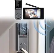 Wireless Video Intercom, 4.3 Inch Touch SN Two-Way Intercom, Wireless Video Intercom, HD Video Intercom, Camera Supports 12 Languages