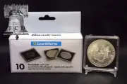 5 Fiji 1oz Silver Taku 2x2 Coin Snaplock Holder Capsule 40mm QUADRUM Case