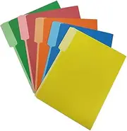 Roarrter Manila Color Five-Color Single-Page Folder Paper Storage Folder Office Data Classification
