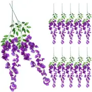 12 Pcs Artificial Wedding Wisteria Vine Large Planter Decor