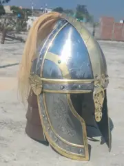 Greek Corinthian Armor Helmet with Plume – Medieval Knight Spartan Helmet