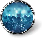 [FZMVSQH] Heart Image on Background Printed Round Button Pin Badges Metal Pinback Buttons 1 Inch Pins for Hat Shirt Clothing Bags Decoration, Circular, Aluminum, Circular, Aluminum