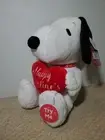 Peanuts Musical SNOOPY Happy Valentine's Heart Plays Linus & Lucy Song .