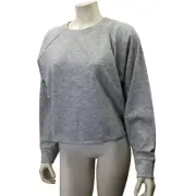 EXPRESS $58 LADIES LONG SLEEVE Gray PULL OVER XLG NWT