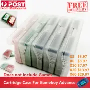 Clear Protective Game Storage Case Cover For Nintendo GameBoy Advance GBA SP
