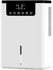 Quiet Dehumidifier 2200ML for Home, Bedroom, RV & Closet Auto Shut Off, Timer, Sleep Mode with 7 Color LED Light