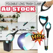 Foldable Garbage Pick Up Tool Grabber Reacher Stick Reaching Grab Claw AF
